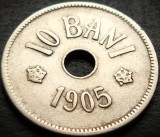 Moneda istorica 10 BANI - ROMANIA, anul 1905 * cod 4047