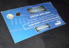 Acreditare Parking Steaua Dinamo 27.3.2014 Cupa Romaniei bilet Fotbal Romania foto