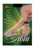 Cumpara ieftin Dres dama Dodaco, collant clasic fin din lycra 20 DEN cu bazon si varf intarit - Caffe