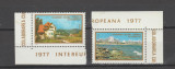 ROMANIA 1977 COLABORAREA INTEREUROPEANA Serie 2 val. LP 936 MNH**, Nestampilat