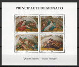Monaco 2002 Mi 2625/28 bl 84 MNH - The Four Seasons - Anotimpurile