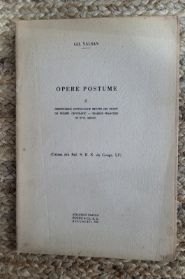 GH.VALSAN-OPERE POSTUME II , 1937 foto