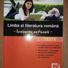 Limba si literatura romana pentru Evaluarea Nationala TESTE Nicoleta Ionescu,Mihaela Georgescu