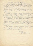 A4301N Alexandru Mironov, scrisoare olografă către Adrian Rogoz