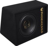 Subwoofer activ Z8AB Phoenix Gold, 8 inch, 125W RMS, max 500W, kit de cabluri incluse CarStore Technology