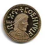 Marea Britanie King Coenwulf GOLD PENNY 800 A.D.- Museum Collection
