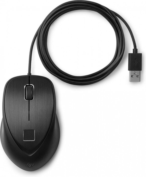 HP Egonomic Fingerprint USB Wired Gaming Mouse