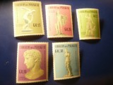 Serie mica Paraguay 1967 - Sculptura , 5 valori