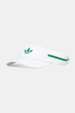 adidas Originals șapcă cozoroc Visor Clima OG culoarea alb, cu imprimeu, JX8838