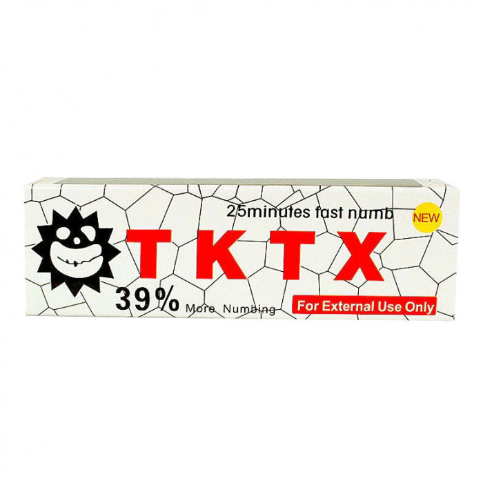 Crema Anestezica, TKTX, Ultra White, Alb, pentru Tatuaje, Cosmetica, 8% Lidocaina, 10gr