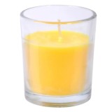 Lumanare citronella anti tantari in pahar de sticla,5x6 cm