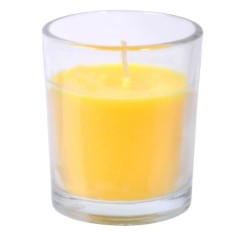 Lumanare citronella anti tantari in pahar de sticla,5x6 cm