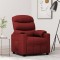 vidaXL Fotoliu rabatabil, roșu vin, material textil 348073