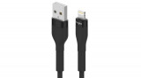 Cablu USB-A Ringke - Lightning 480Mb/s 12W 1.2m negru (CB09963RS)