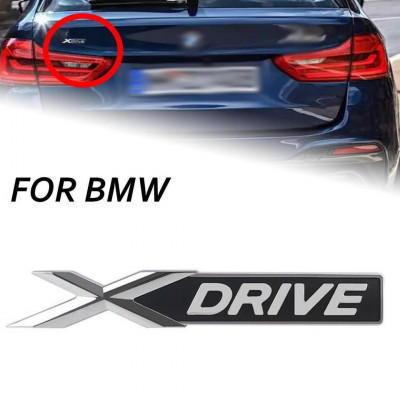 Emblema / Sigla Spate (Portbagaj) x-Drive BMW, Logo xDrive foto