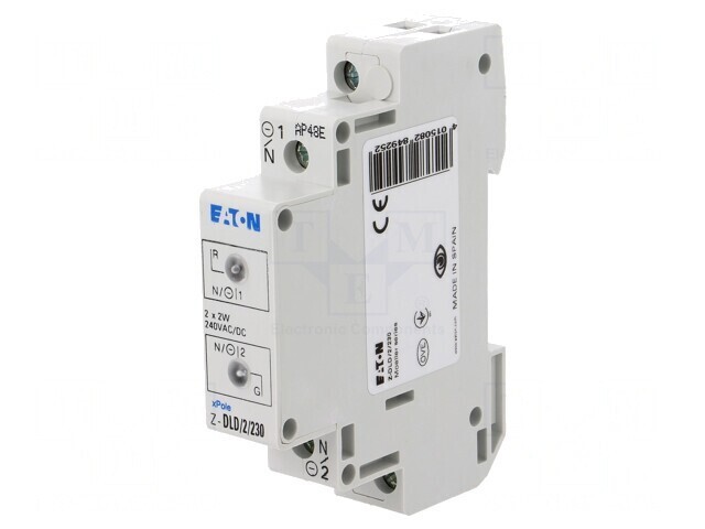 Lampă de control LED pentru şină DIN 230V