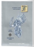 Mapa filatelică - Summitul NATO - Evenimente NATO, București 2-4 Aprilie 2008, LP1798c, nesigilată, completă