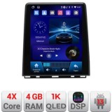 Navigatie Renault Clio 5 high Edonav Tesla Qled 9.7&quot;,Quad core,4Gb RAM,64Gb Hdd,DSP,Carplay,Android Auto,Bluetooth CarStore Technology