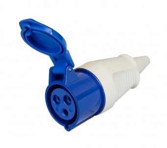 Cupla 16A 3P, 230V, IP44 foto