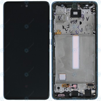 Samsung Galaxy A52 5G (SM-A525F SM-A526B) Unitate de afișare completă albastru minunat GH82-25526B GH82-25754B GH82-25524B foto