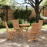 Set de gradina 5 buc. Maro Lemn Teak Solid