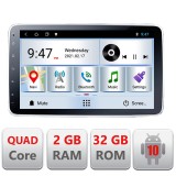 Navigatie auto Android universala F002, ecran 10 inch, 1DIN/2DIN ajustabil