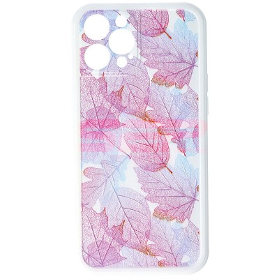 Toc TPU Vintage Leaves Apple iPhone 12 Pro Max Design 04 foto