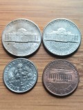 Lot 4 monede USA anul 1996
