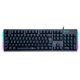 Tastatura gaming T-Dagger Bermuda, Iluminare Ice-Blue, Mecanica, Negru