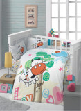 Lenjerie de pat pentru copii, Merakl&Auml;&plusmn;, Patik, Bumbac Ranforce