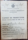 CARNET DE PRODUCATOR PENTRU CULTIVATORII DE POMI SI VII