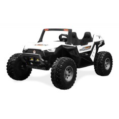 UTV electric copii BJX1928, tractiune 4x4, 300W putere, 24V, echipare PREMIUM, alb