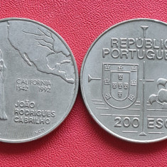 Portugalia 200 escudos 1992 California