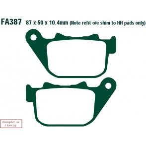 Klocki Ham. Moto. Harley Davidsonr Xl 883 R Sportster R (05-13) Davidsonr Xl 1200 L Sportster Low (07-11) 298612 EBCFA387 foto