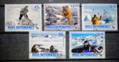 Ross Dependency 2006 Antarctica, biolog, hidrolog,meterolog, geolog, biolog marin serie 5v. Neștampilată