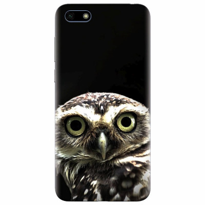 Husa silicon pentru Huawei Y5 2018, Owl In The Dark foto
