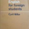A GRAMMAR OF MODERN ENGLISH FOR FOREIGN STUDENTS-CYRIL MILLER-319098