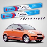 Cumpara ieftin Ștergătoare Citro&euml;n C3 Pluriel Gen I HB Cabriolet 2003-2012 | Set Față Flat Premium &ndash; TeamCar&reg;