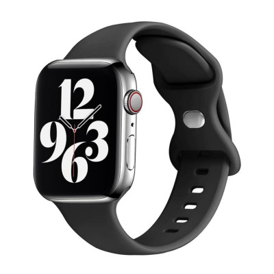 Curea pentru Apple Watch 1/2/3/4/5/6/7/8/SE/SE 2 (38/40/41mm) - Techsuit Watchband (W031) - Black foto