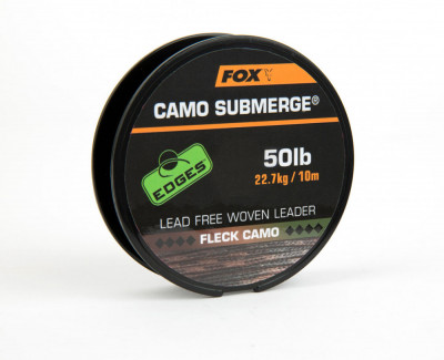 Fox Edges Submerge Camo Leader Submerge fleck camo 50lb - 10m foto