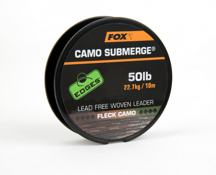 Fox Edges Submerge Camo Leader Submerge fleck camo 40lb - 10m