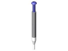 Dispozitiv &Icirc;mpingere INGUN &Oslash;2,5mm Filet M4x10 L60mm NHS-ST-60,0-2,5-POM-AL