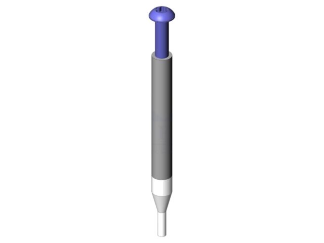 Dispozitiv &Icirc;mpingere INGUN &Oslash;2,5mm Filet M4x10 L60mm NHS-ST-60,0-2,5-POM-AL