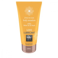 Lubrifiant Love Edible Ceai Alb&amp;Piersica 75 ml