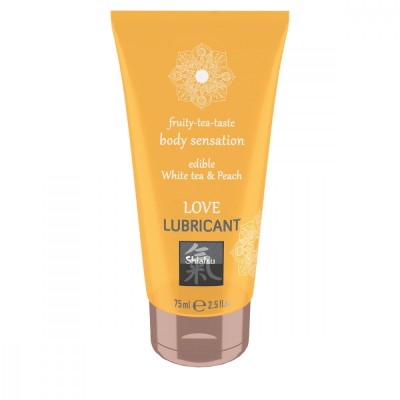 Lubrifiant Love Edible Ceai Alb&amp;amp;Piersica 75 ml foto