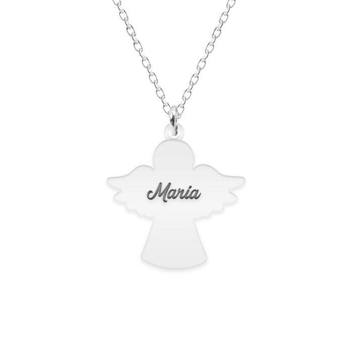 Angelino - Colier personalizat ingeras din argint 925