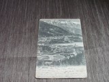 Carte poștală veche Elveția &ndash; St. Moritz, Vedere Panoramică (cel mai probabil din perioada 1900&ndash;1940)