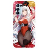 Husa compatibila cu Oppo A5 (2020) model Bunny Outfit, Silicon, TPU, Viceversa, Transparent, Carcasa