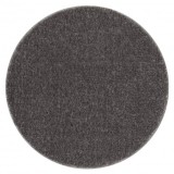 Covor baie SANTA cerc simplu, anti-alunecare, moale - gri, cerc 100 cm