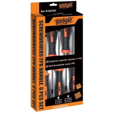 Set 6 surubelnite, maner TPR, Gadget, 221301 foto